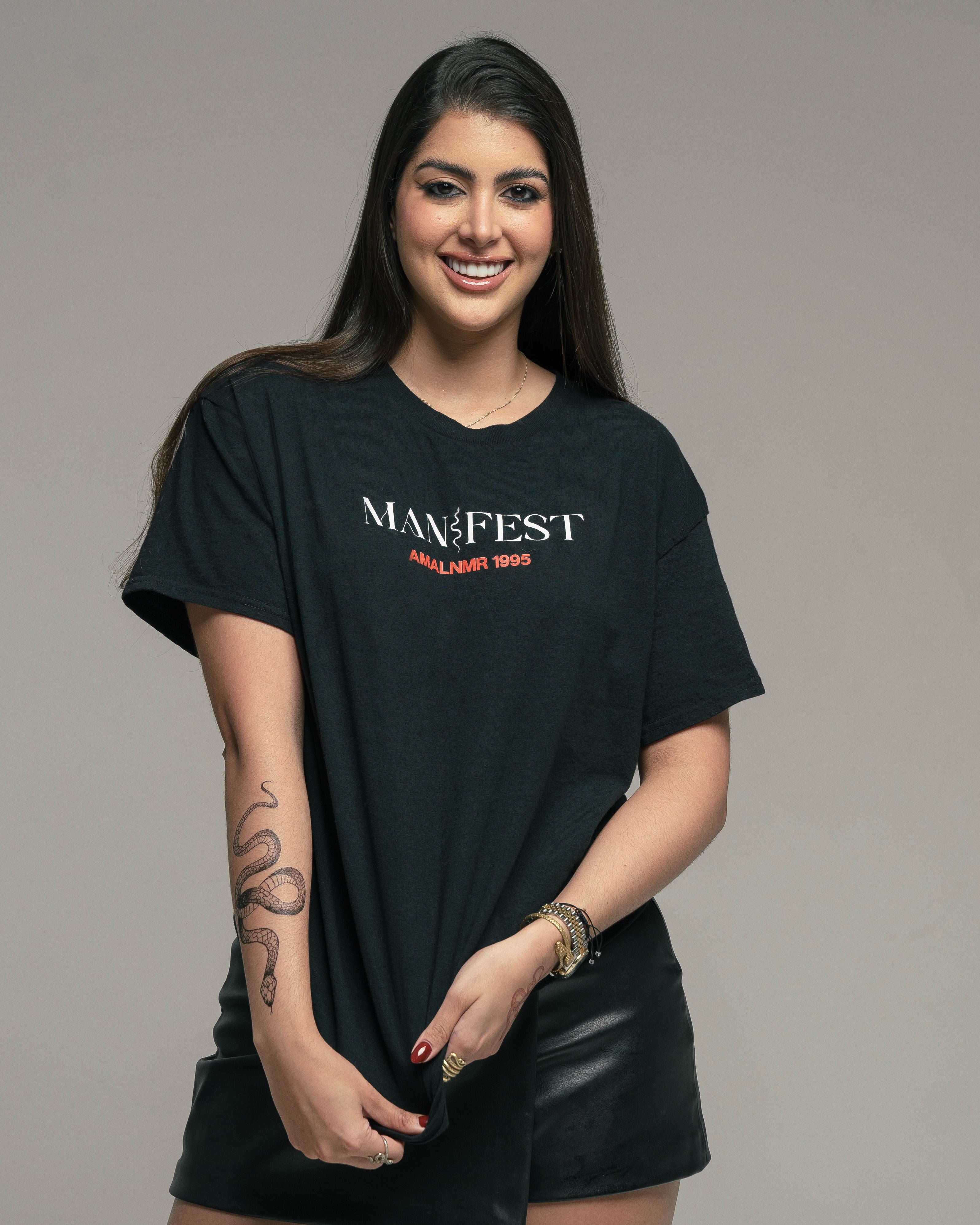 MANIFEST RECORDS T-SHIRT (BLACK)