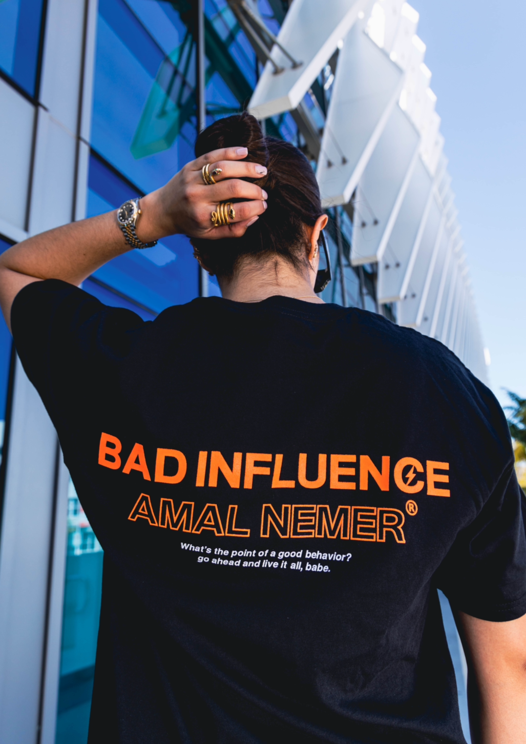 BAD INFLUENCE T-SHIRT (BLACK)